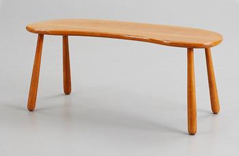 229. A Josef Frank elm/oak stool.