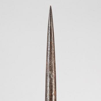 An iron marline spike, Brades Co, 19the/20th Century.