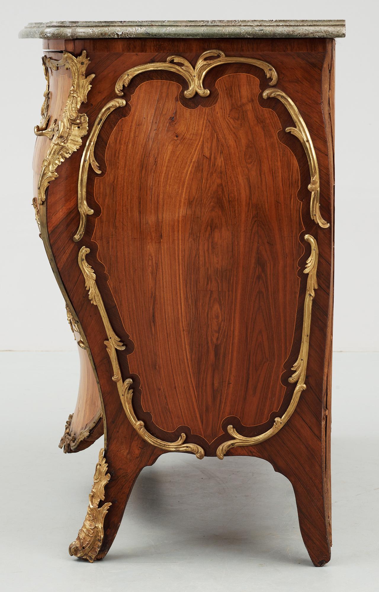 A Swedish Rococo commode by L. Nordin.