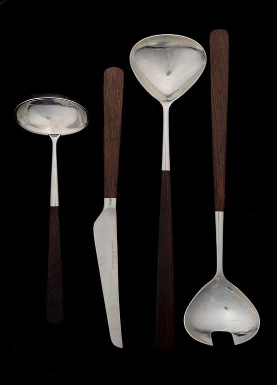 BERTEL GARDBERG, BESTICKUPPSÄTTNING. 26 delar, "Lion de Lux", Hackman, Finland. Formgiven 1958.