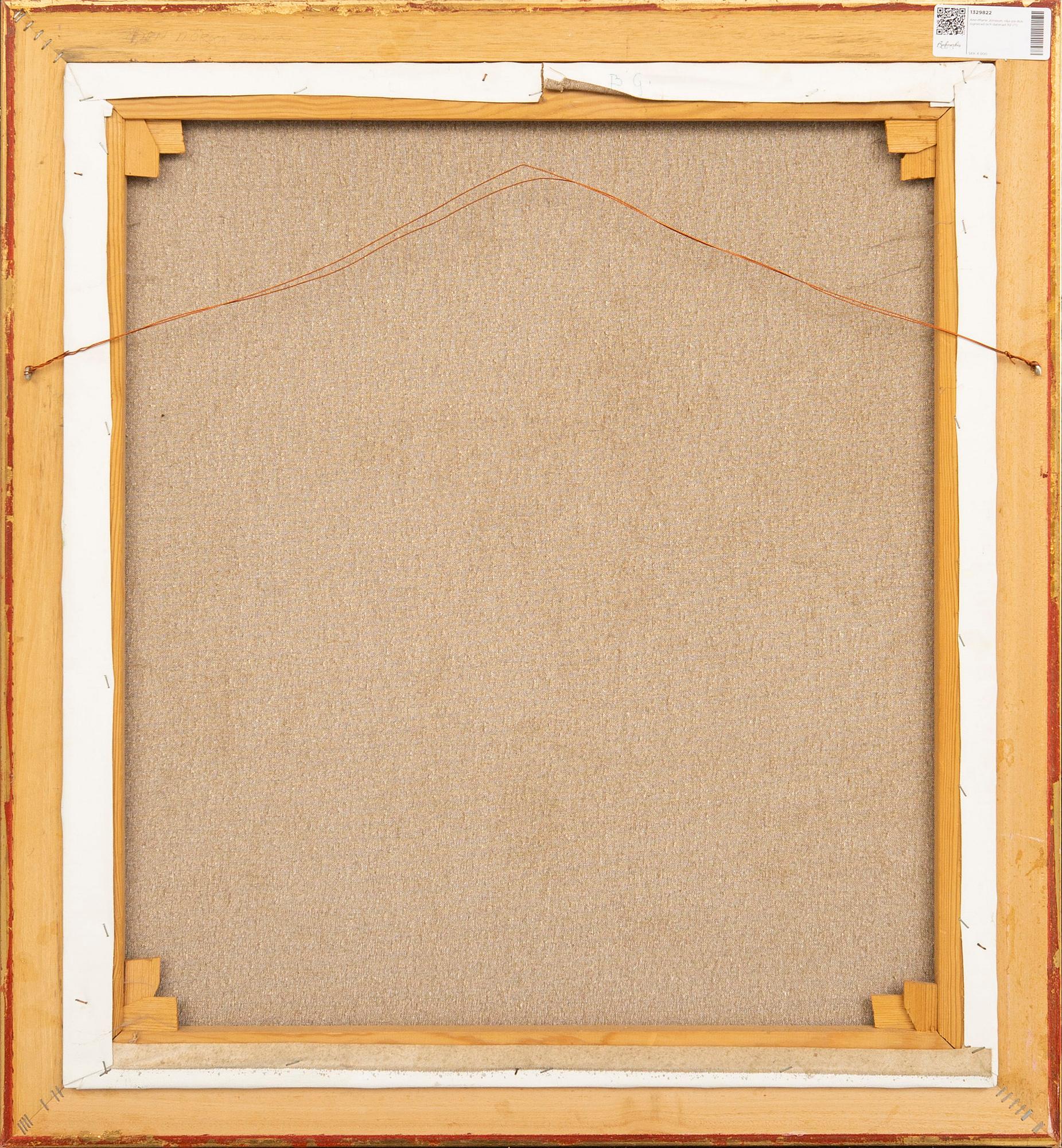 Ann-Marie Jönsson, oil on canvas signed and dated.