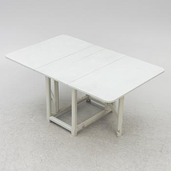 A 19th century drop-leaf table, Sweden.