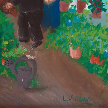 Lennart Jirlow, By the greenhouse.