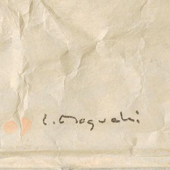 Isamu Noguchi, an "Akari UF1-H" table lamp, Japan, 1980s.