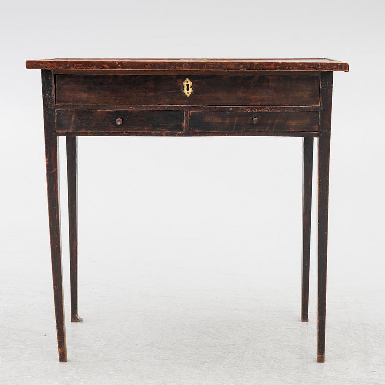 A Gustavian ladies desk, late 18th century.