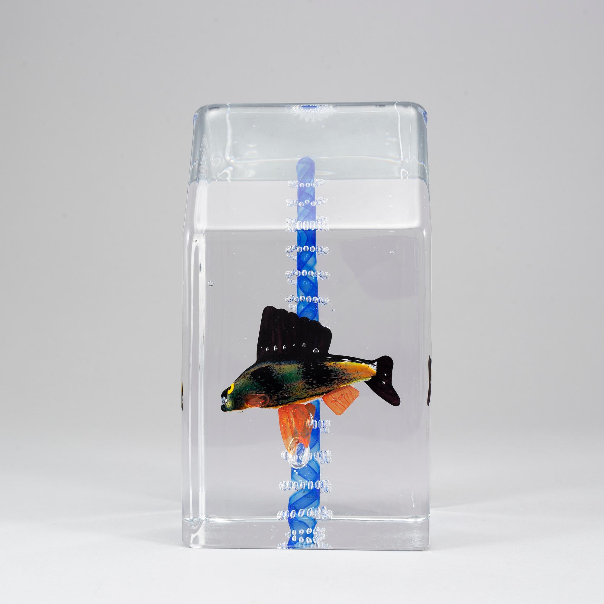 KJELL ENGMAN, glasskulptur, Kosta Boda, signerad nr 7/20.