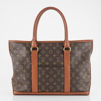 Louis Vuitton, a monogram canvas 'Sac Weekend' bag.