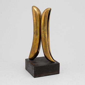 SIGURD PERSSON, a brass sculpture, signed SIGP.