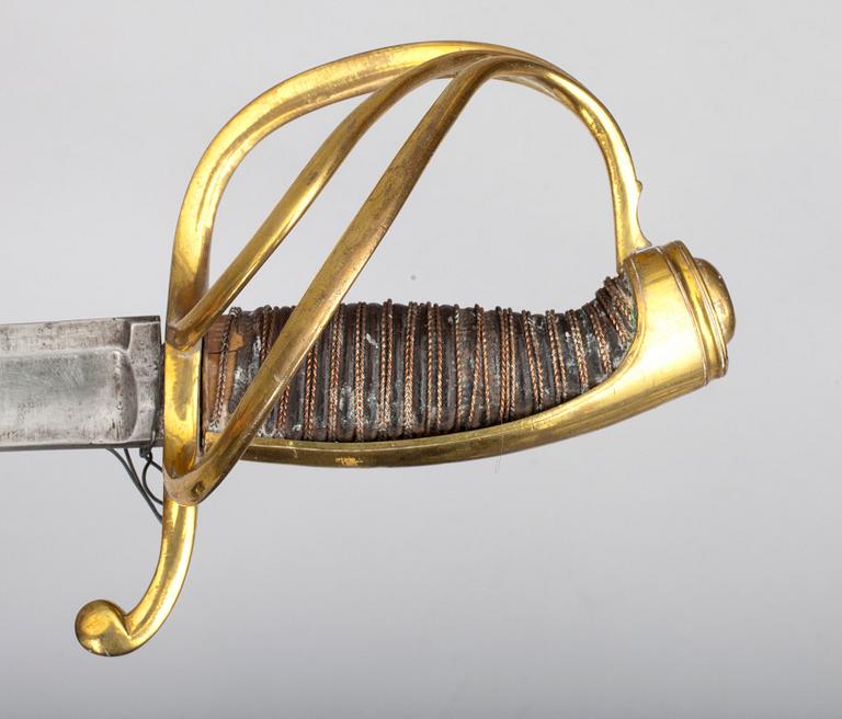 OFFICERSSABEL, 1800-tal.