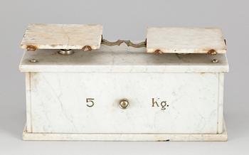 VÅG, marmor, Lindells patent, 1800/1900-tal.