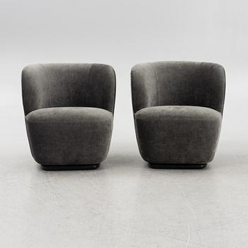 Space Copenhagen, fåtöljer, ett par, "Stay Lounge Chair", Gubi.