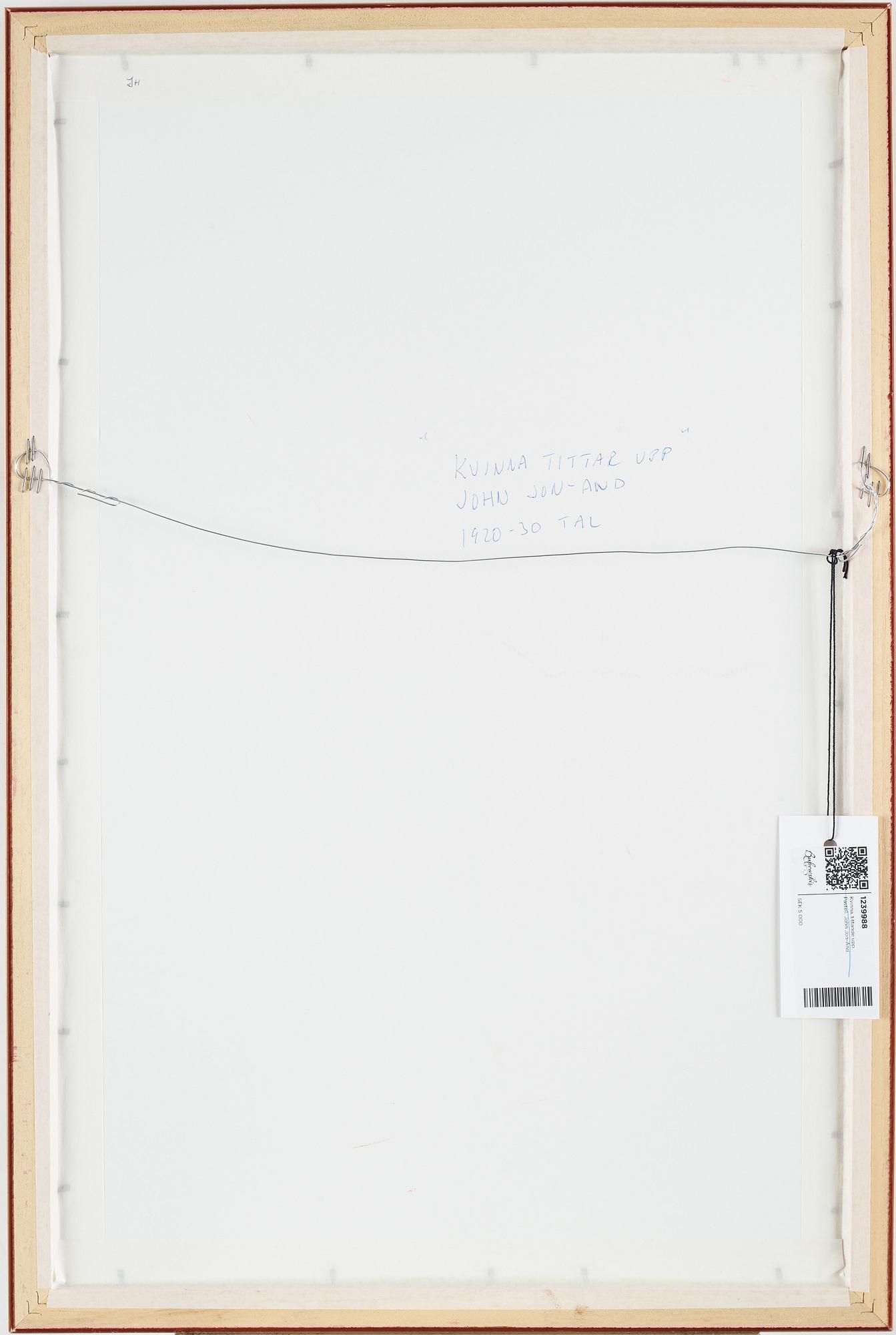 John Jon-And, watercolour, stamped signature.