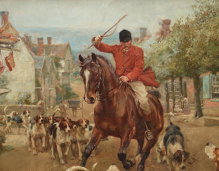 Alfred William Strutt, The Fox Hunt - the theft.