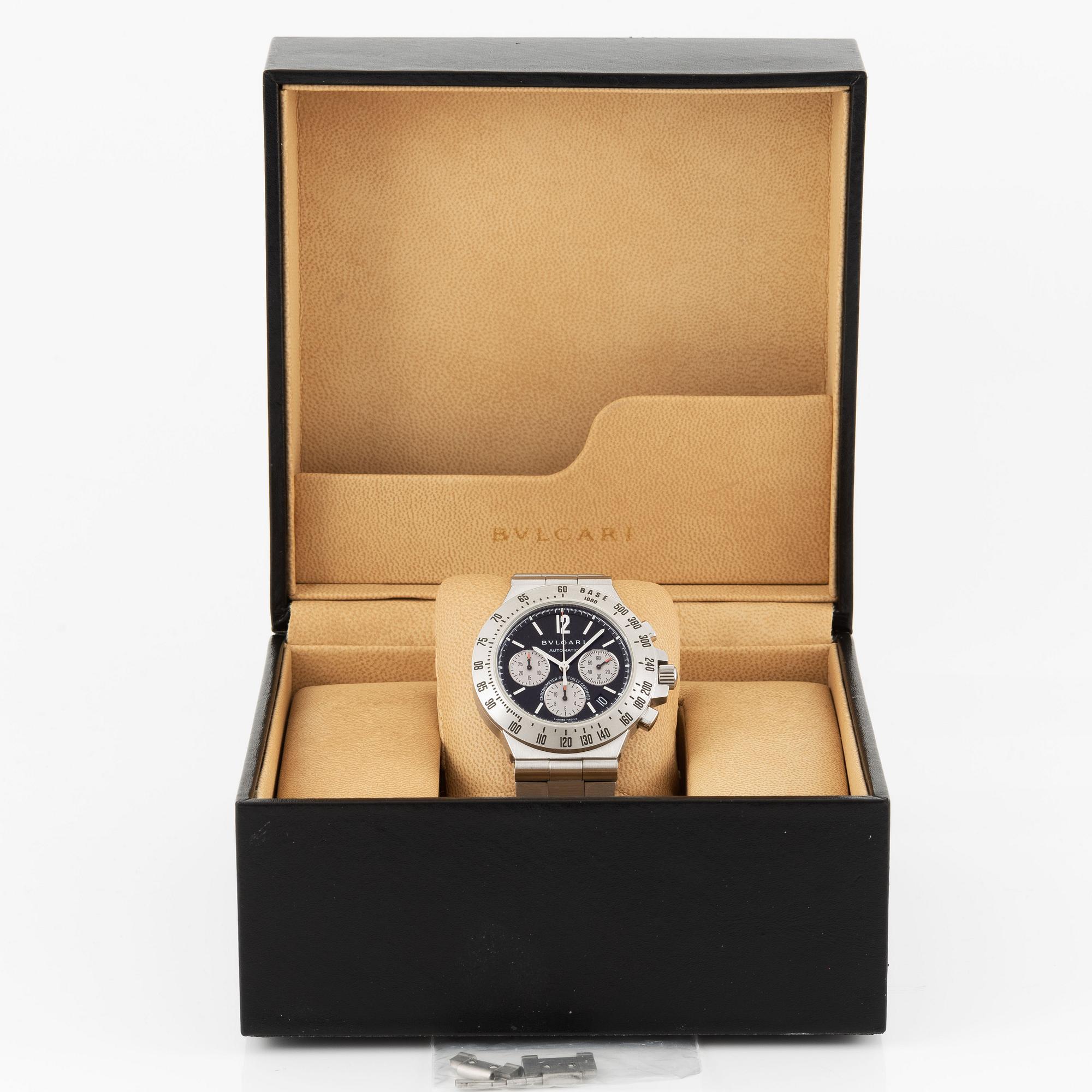 Bvlgari, Diagono, chronograph, ca 2004.