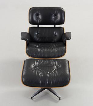 CHARLES & RAY EAMES, "Lounge chair with ottoman", Herman Miller.