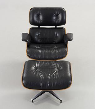 CHARLES & RAY EAMES, 'Lounge Chair with ottoman', Herman Miller.