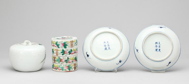 PARTI PORSLIN, 4 delar, Kina, 1900-tal.