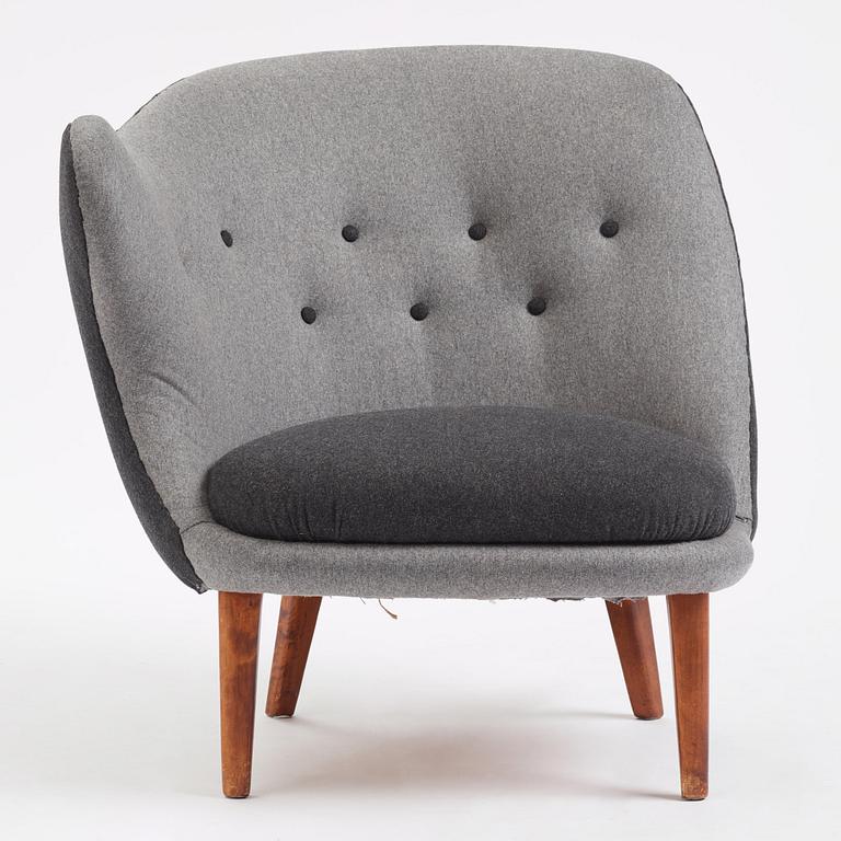 Arne Norell, a "Gary" (the Thumb) easy chair, Gösta Westerberg, Stockholm, 1950s.