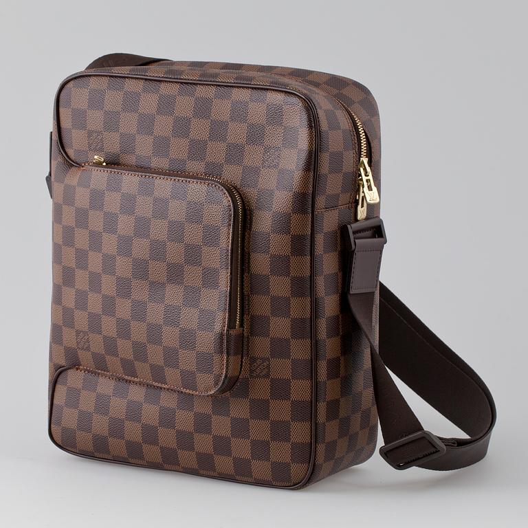 A Louis Vuitton shoulder bag.