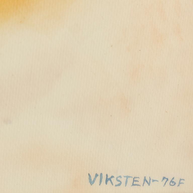 HANS VIKSTEN, Akvarell, signerad och daterad -76.