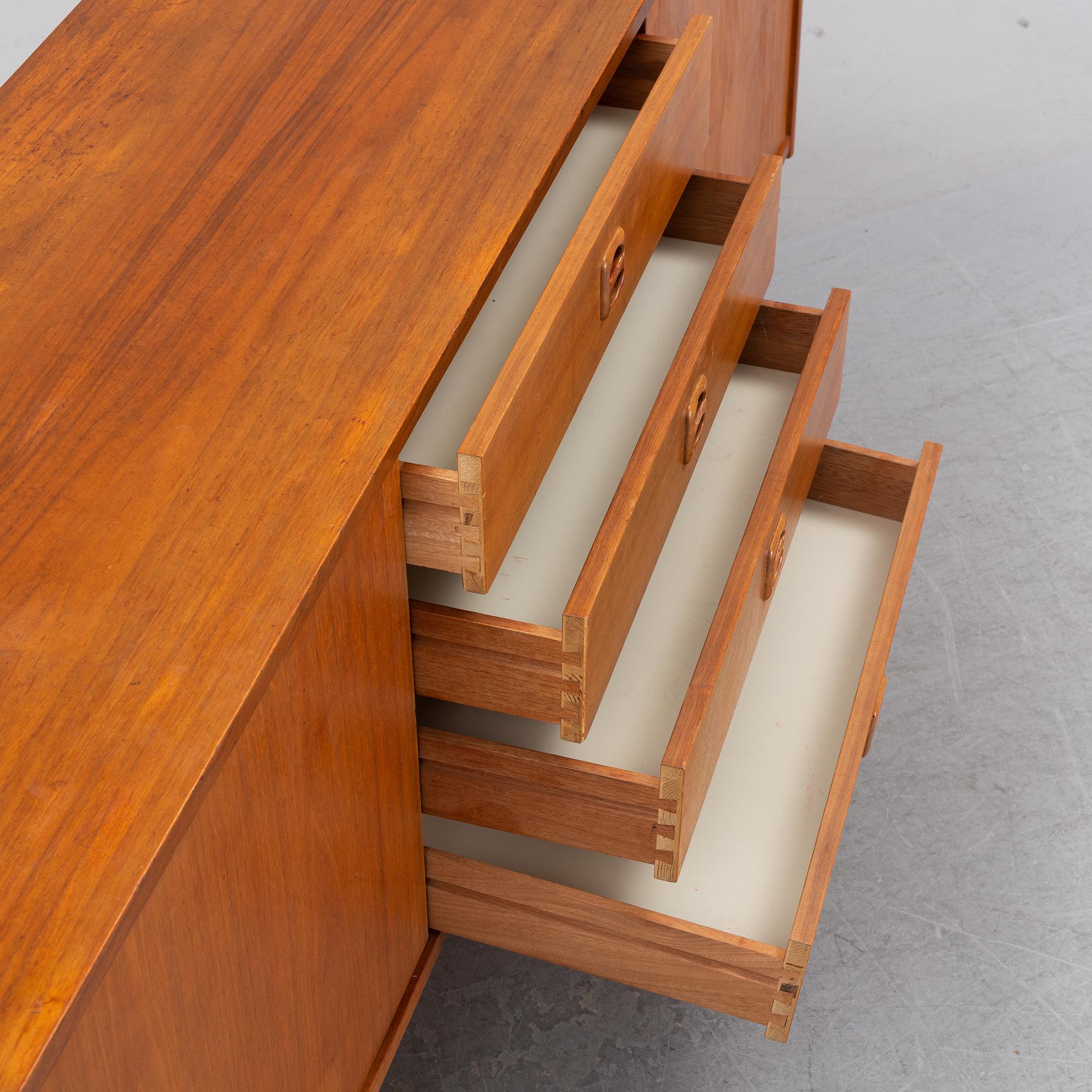 A 'Korsör' teak sideboard from Ikea, 1960's.