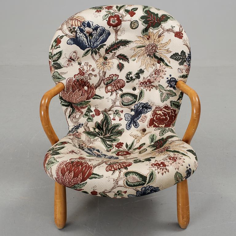 FÅTÖLJ, "Clam Chair" / "Muslinge", Philip Arctander, tillskriven, 1900-talets mitt.