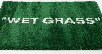Virgil Abloh & Ikea Markerad, matta, "Wet Grass",  ca 195 x 132 cm.