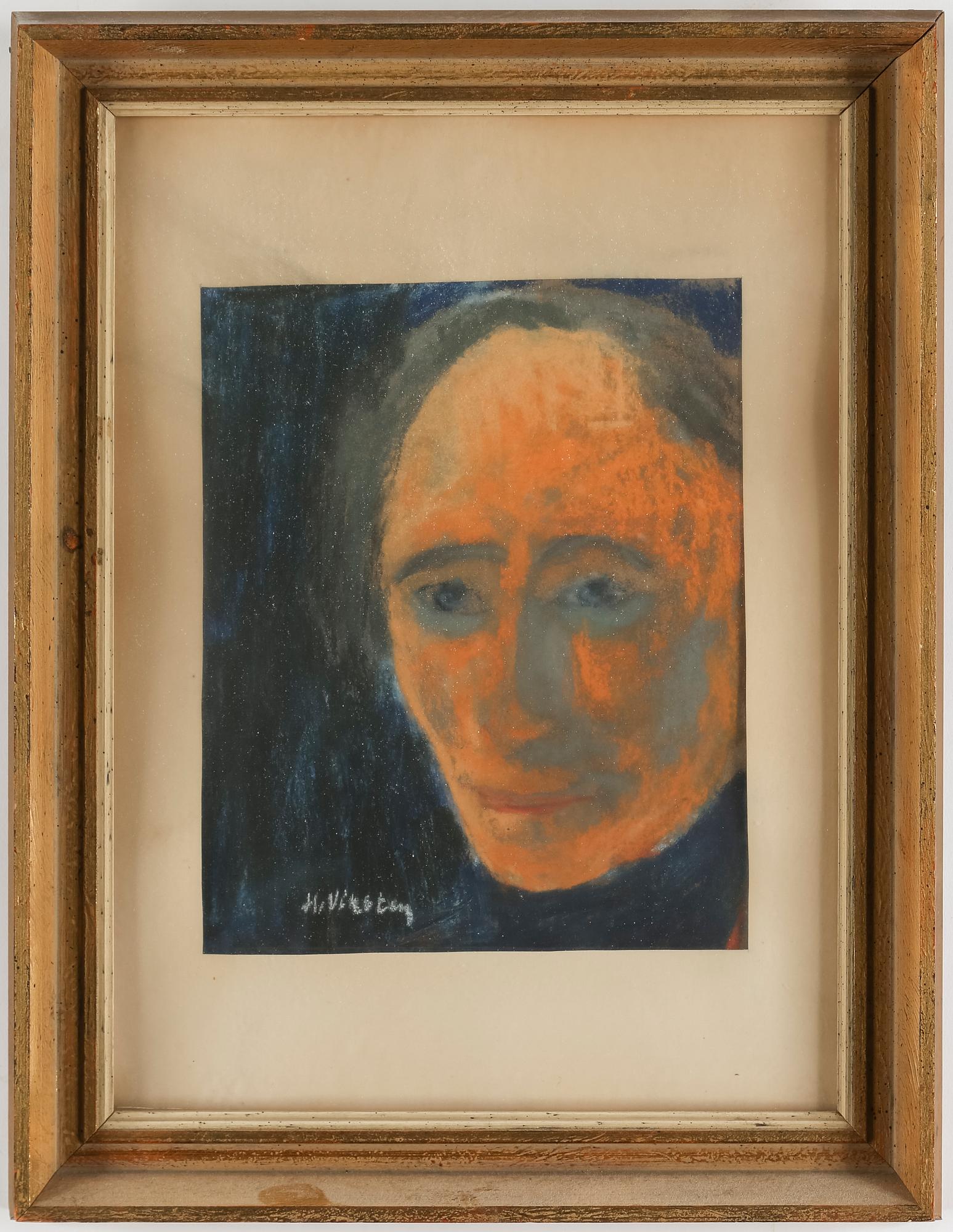 HANS VIKSTEN, Pastel, signed.