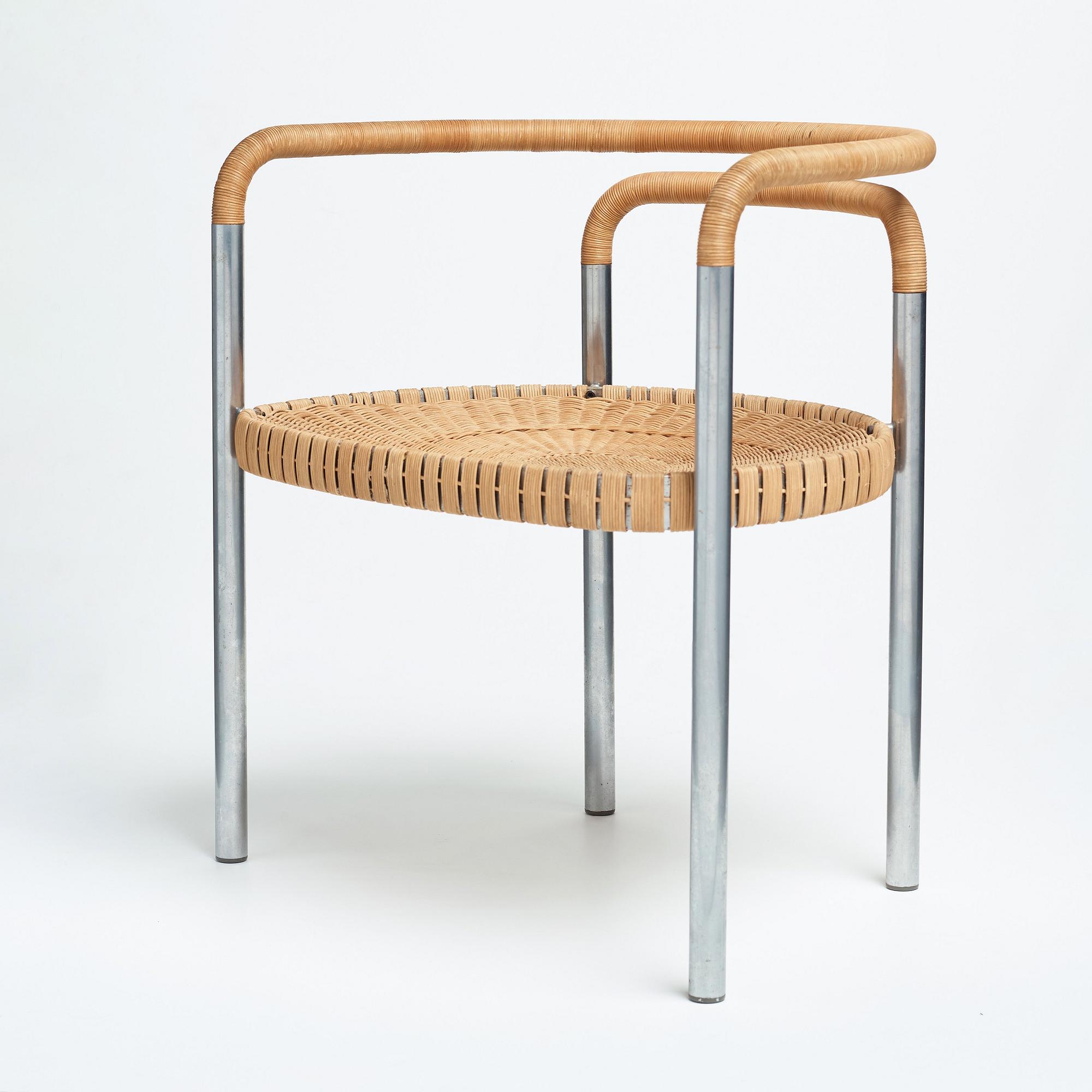 Poul Kjaerholm, a "PK 12" chair, edition E Kold Christensen, Denmark ca 1962.