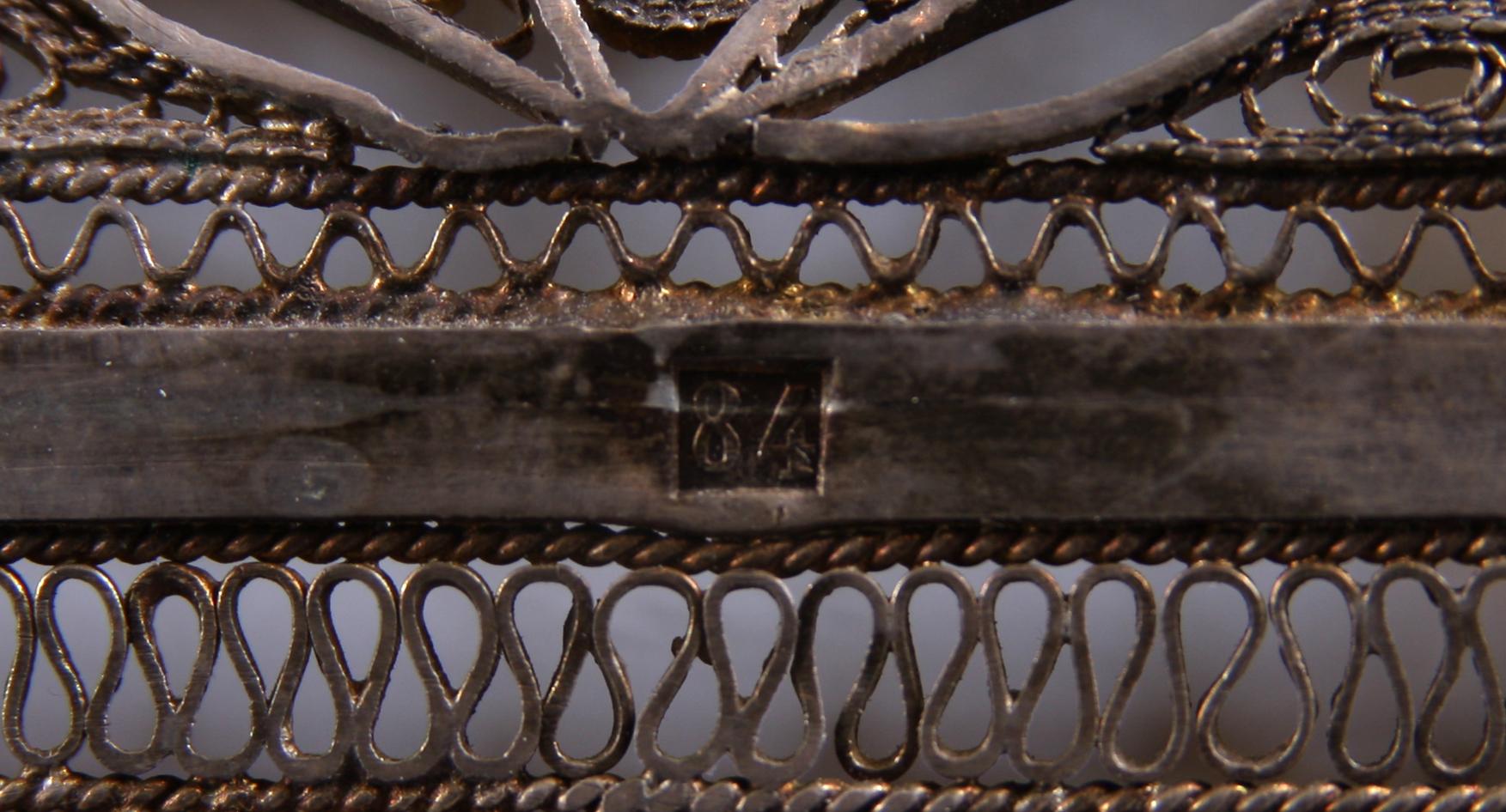 SKRIN, silver, bär stämplar Ryssland, 1865. Vikt 286 gram.