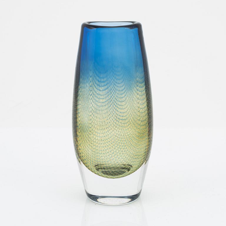 Sven Palmqvist, a glass vase, 'Kraka*, Orrefors.