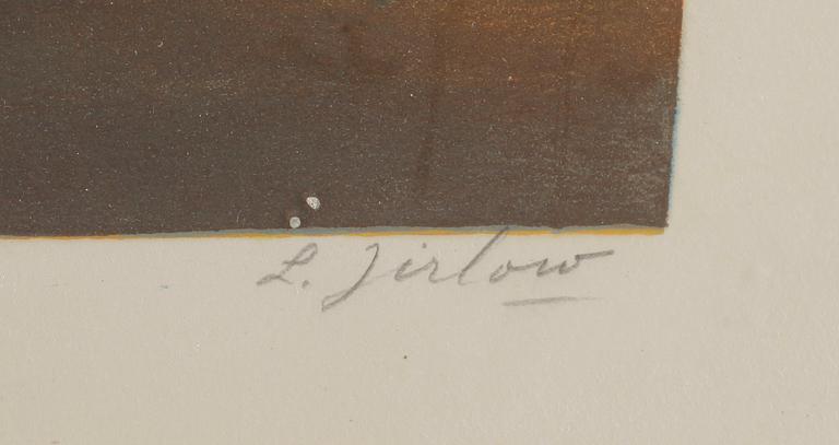 LENNART JIRLOW, färglitografi. Signerad och numrerad 97/380.