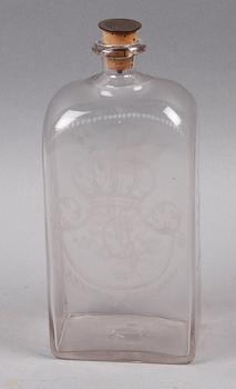 FLASKA, glas. 1800-talets första hälft.