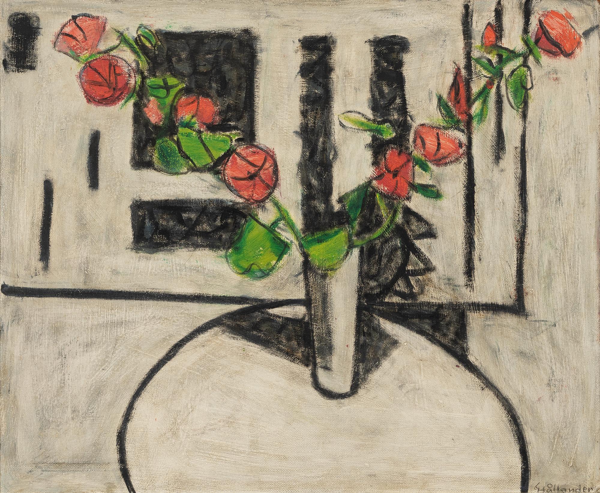 Gunnar Hållander, "Röda blommor".