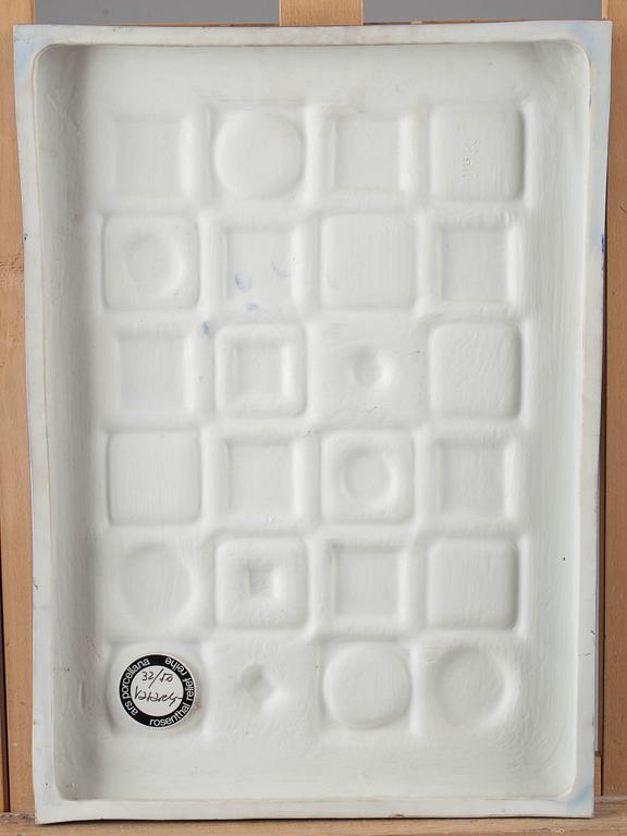 VICTOR VASARELY, relief, Rosenthal, a tergo signerad och numrerad 32/50.