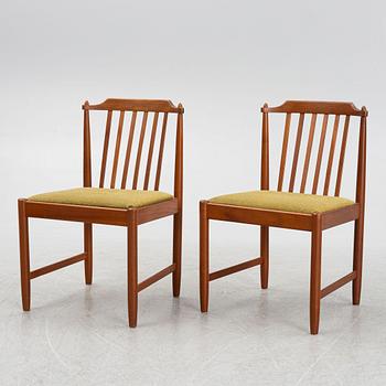 Svante Skogh, a dining table and four chairs, "Bosse", Sweden, 1960s.