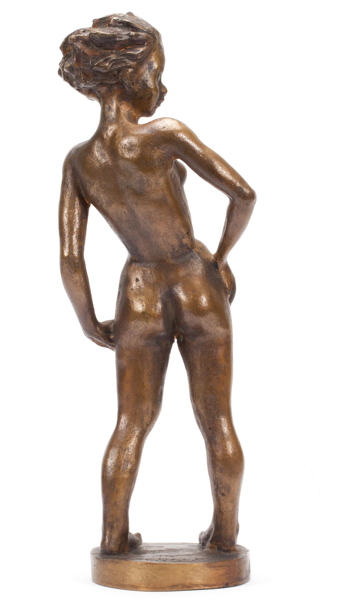 SIGGE BERGGREN, skulptur, brons, signerad.