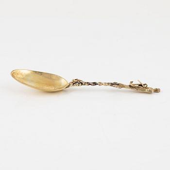 A Silver-Gilt Spoon, possibly Holland, 19th Century.