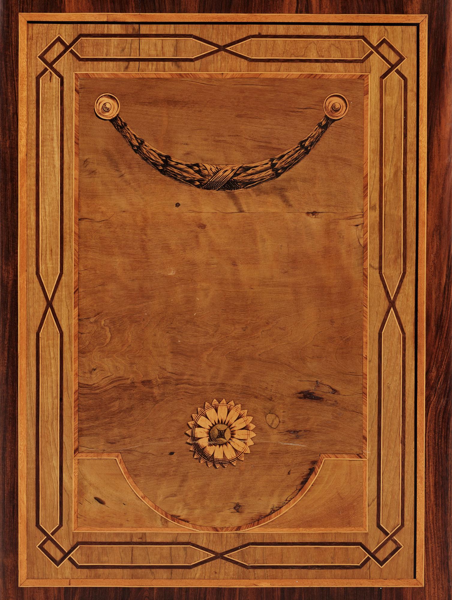 A Royal commode made by Georg Haupt 1782 for prince Karl Gustav, Duke of Småland, the second son of Gustav III.