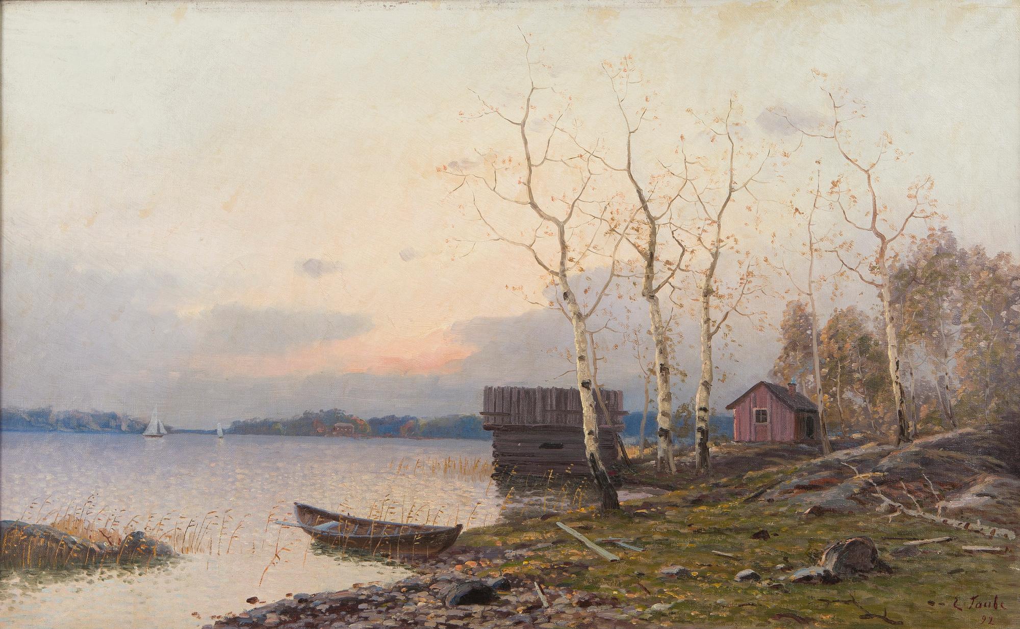 Eugen Taube, Coastal Landscape.