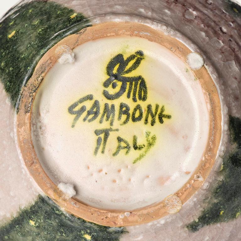 Guido Gambone, vas, keramik, Italien, sannolikt 1950-tal.