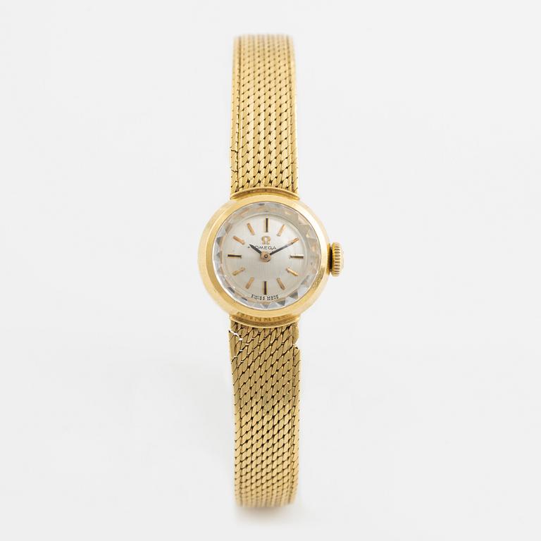 Omega, wristwatch, 17,5 mm.
