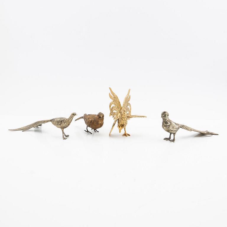 Table decorations, 4 pcs, 20th century.