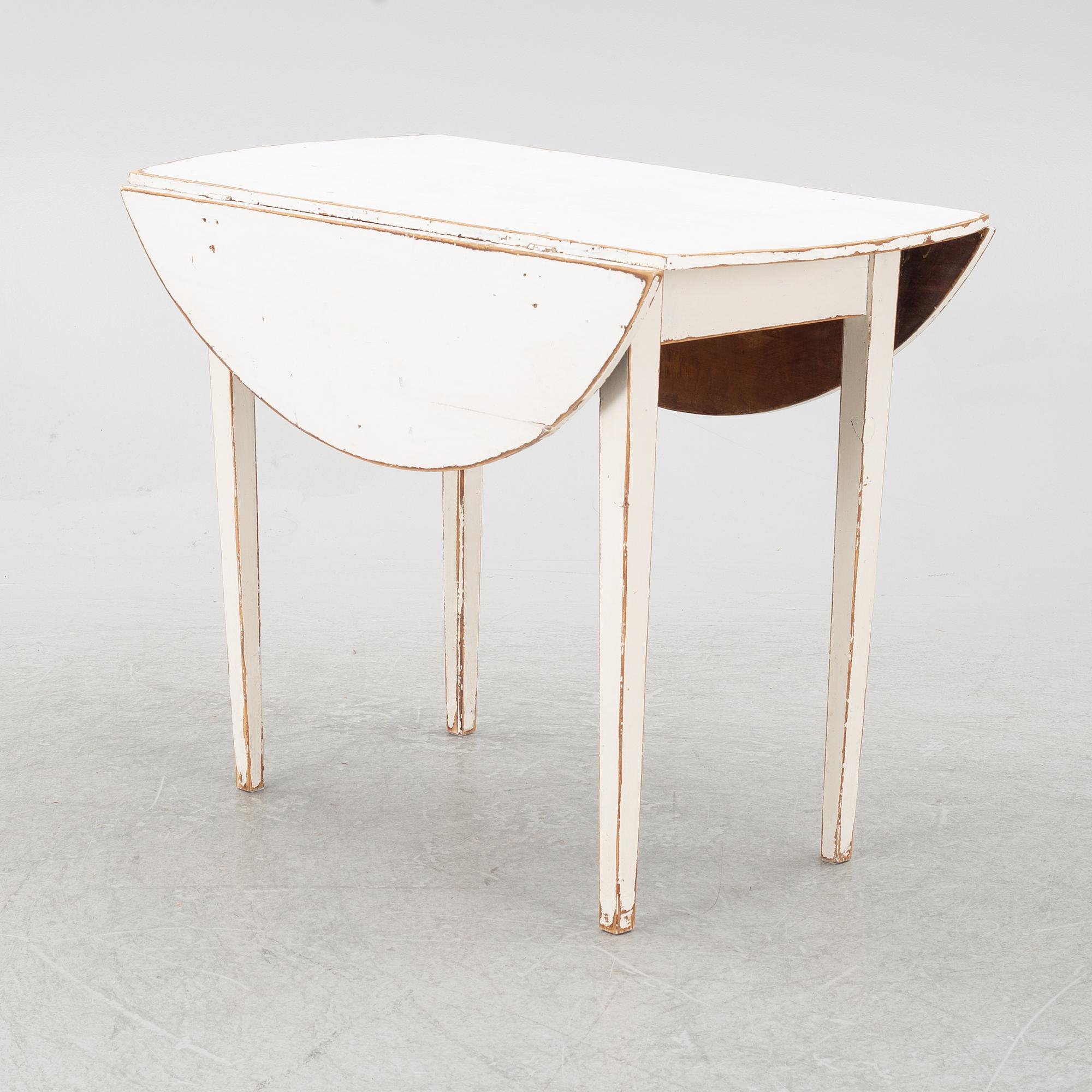 Klaffbord, sent 1800-tal.