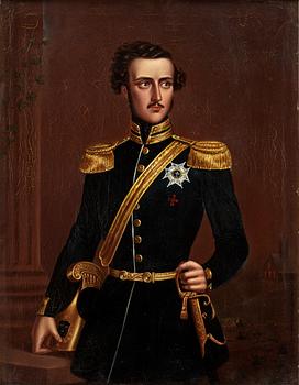 323. Friedrich Dürck Attributed to, "Prins Gustav"  (1827-1852).