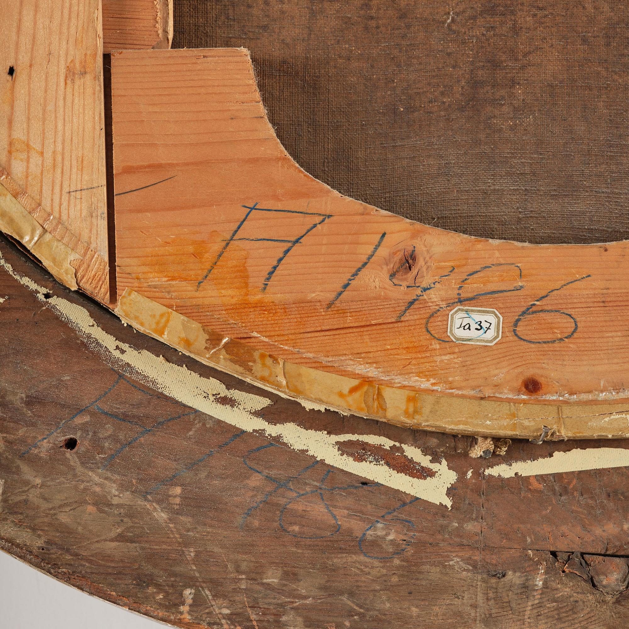 Mikael Dahl, attributed to, Young woman in burgundy dress.