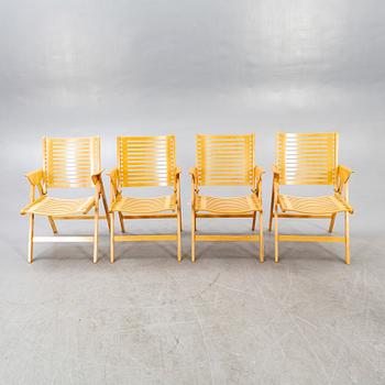 Niko Kralj, four foldable 'Rex' chairs, second half of the 20th century.