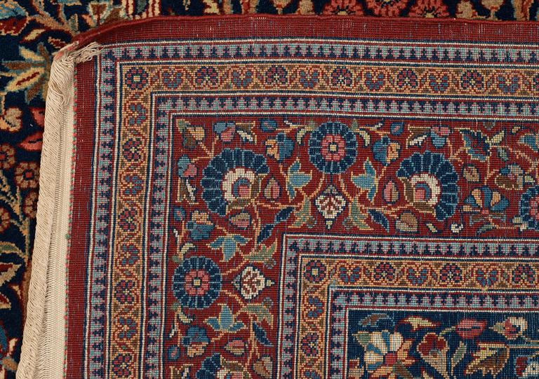 SEMI-ANTIQUE KASHAN DABIR. 158 x 108 cm.