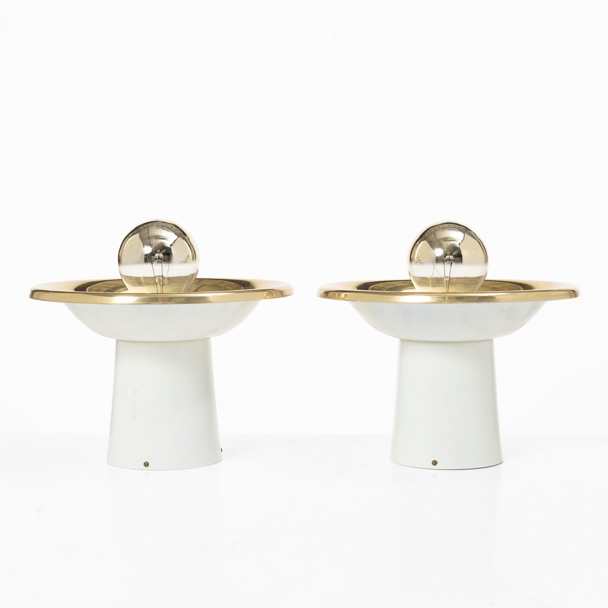 Josef Frank, Ceiling lamps, a pair, model 2162, Svenskt Tenn.