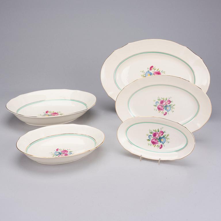 SERVIS, 33 delar, porslin, "Tellervo" Arabia, i produktion 1949-1958.